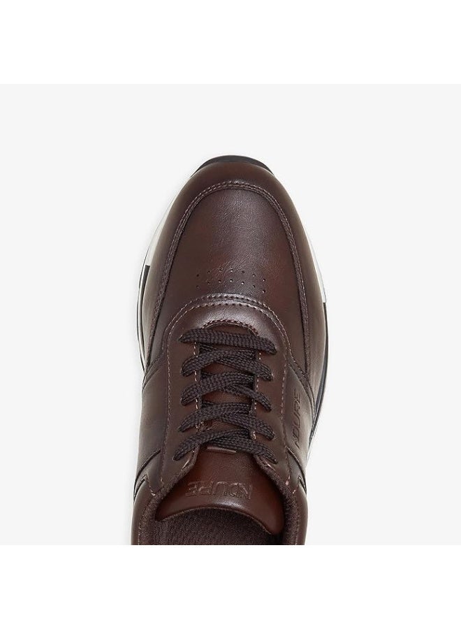 NDURE Sneakers for Mens Leather Stylish | Comfortable & Durable Casual Shoes for Everyday Wear | Walking | Fashion | Lightweight | Running | Gym Training | Jogging | Breathable - Image 4